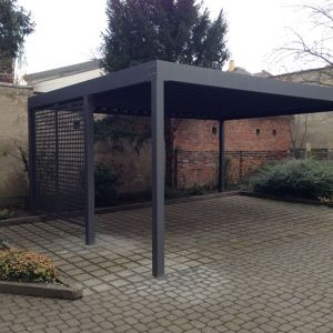 Carport mit Trapezprofil