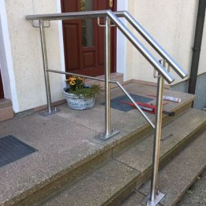 Treppengeländer aus Edelstahl